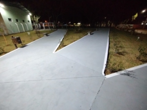 Foto de Praça de Basquete da Estação em Santa Cruz do Rio Pardo, SP por Solutudo