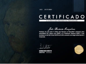João Batista Gonçalves, Psicanalista