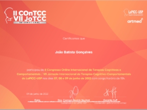 João Batista Gonçalves, Psicanalista