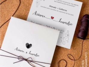 Convites personalizados para casamentos, eventos e qualquer ocasião desejada.