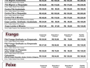 Cardápio
