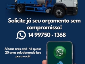Foto de Bons Ares Desentupidora em São Manuel, SP por Solutudo