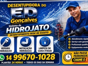 Foto de Desentupidora - Ed Gonçalves em Botucatu, SP por Solutudo
