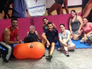 Academia transpiração