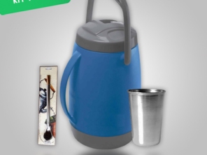 Vendido unitário Garrafa Térmica, Bomba de tererê e Copo de alumínio.