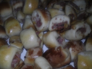 mine salgado de vinagrete com mortandela