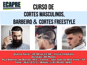 Curso de cortes masculinos