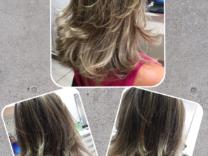 Feito trabalho de mechas.