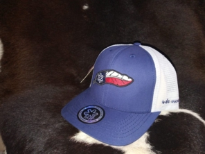 pena Texas azul marinho com branco