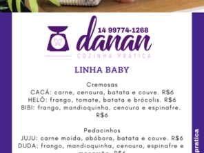 Cardápio!

Alimentação saudável em Avaré Uma variedade de comida saudável congelada!