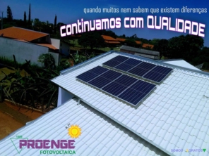 Foto de PROENGE 34anos Solar Fotovoltaica em Boituva, SP por Solutudo