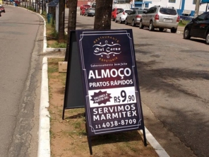 Cavalete com visão dupla!