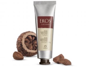 Com óleo de castanha, esta polpa hidratante para mãos, de textura aveludada, promove nutrição imediata e prolongada das mãos e cutículas.