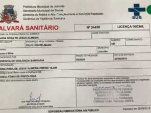 Alvará de funcionamento