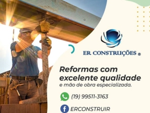 Foto de E.R Construções em Limeira, SP por Solutudo