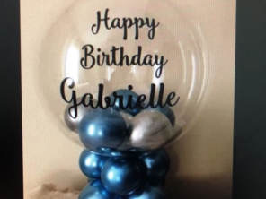 Arranjo bubble personalizado de mesa