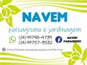 Foto de Navem - Jardinagem e Paisagismo em Santa Bárbara Resort Residence, SP por Solutudo