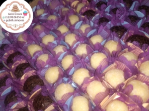 Doces em praia grande