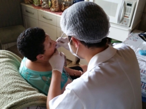 (Home Care Odontológico) no conforto de sua casa