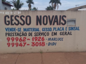 Foto de Gesso Novais Vendas e Prestações de Serviços em Mineiros, GO por Solutudo