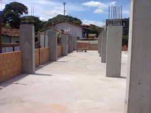 Obra  edifício  mariana