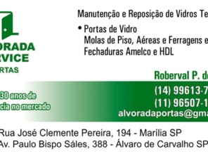 Foto de Alvorada Service Portas - Vidraçaria em São Paulo, SP por Solutudo