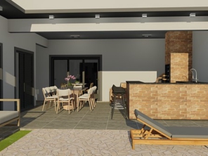 Foto de Studio V97 - Arquitetura e Interiores em Águas de Santa Bárbara, SP por Solutudo