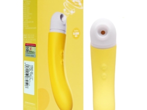 SUGADOR COM VIBRADOR BANANA