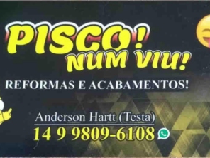 Foto de Pisco Num Viu Reformas e Acabamentos em Avaré em Avaré, SP por Solutudo