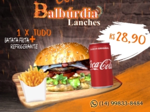 Foto de BALBÚRDIA LANCHES E HAMBURGUERES em Santa Cruz do Rio Pardo, SP por Solutudo