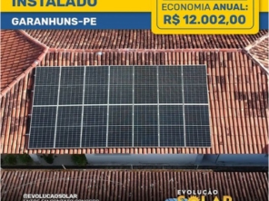 Foto de Evolução Solar em Garanhuns, PE por Solutudo
