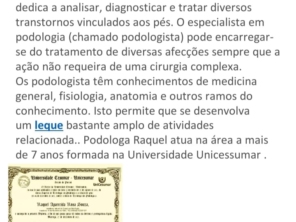 Foto de Raquel - Podologia em Botucatu, SP por Solutudo