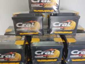 Baterias Cral 60ah sem manutenção com 12 meses de garantia