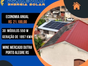 Foto de PROJEVOLT ENERGIA SOLAR em Viamão, RS por Solutudo