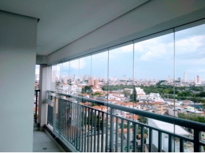 Envidraçamento de Sacadas Sistema Premium Sem Roldanas