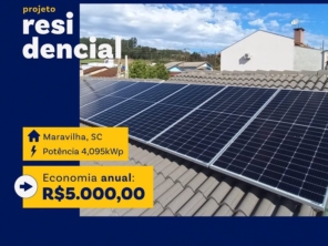 Foto de Energima Energia Solar em Maravilha, SC por Solutudo