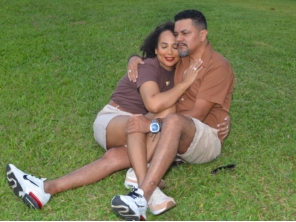 Ensaio do casal Meire e Aurelino