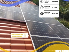 Foto de Station1 Energia Solar em Vespasiano, MG por Solutudo