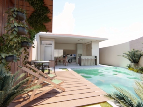 Foto de Engenharia, Obras, Arquitetura & Elétrica Solar em Ninho Verde II Eco Residence, SP por Solutudo