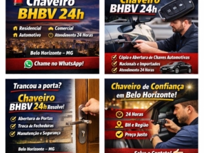 Foto de Chaveiro BHBV 24h em Belo Horizonte, MG por Solutudo
