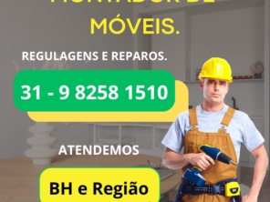 Montador de Móveis, e serviços em BH, contagem e região. Solicite seu orçamento via whatsapp.