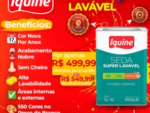 Loja de Tintas em Planaltina oferece Tinta Iquine