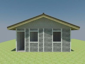 Foto de CONSTRU-TEC CASA PRE FABRICADA em Santa Cruz do Rio Pardo, SP por Solutudo