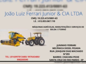 Foto de Oficina Juninho Ferrari em Santa Cruz do Rio Pardo, SP por Solutudo