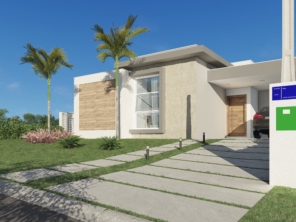Foto de Joel Pereira Silva Construtor em Ninho Verde I Eco Residence, SP por Solutudo