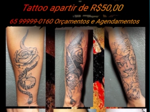 Foto de Lucas Sparta Tattoador e Body Piercing em Várzea Grande, MT por Solutudo