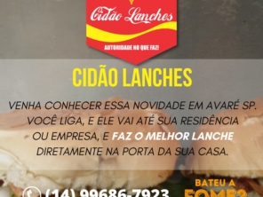 Foto de Cidão Lanches em Avaré, SP por Solutudo