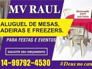 Foto de Mv Raul Aluguel de mesas e cadeiras em Pederneiras, SP por Solutudo