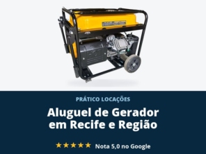 Geradores para obra com entrega no local pela Prático Locações