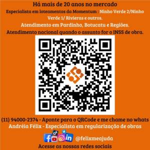 Felix Me Ajuda - ALVARÁ, HABITE-SE, INSS DA OBRA, AVERBAÇÃO NINHO VERDE 2, EMPREENDIMENTOS MOMENTUM.